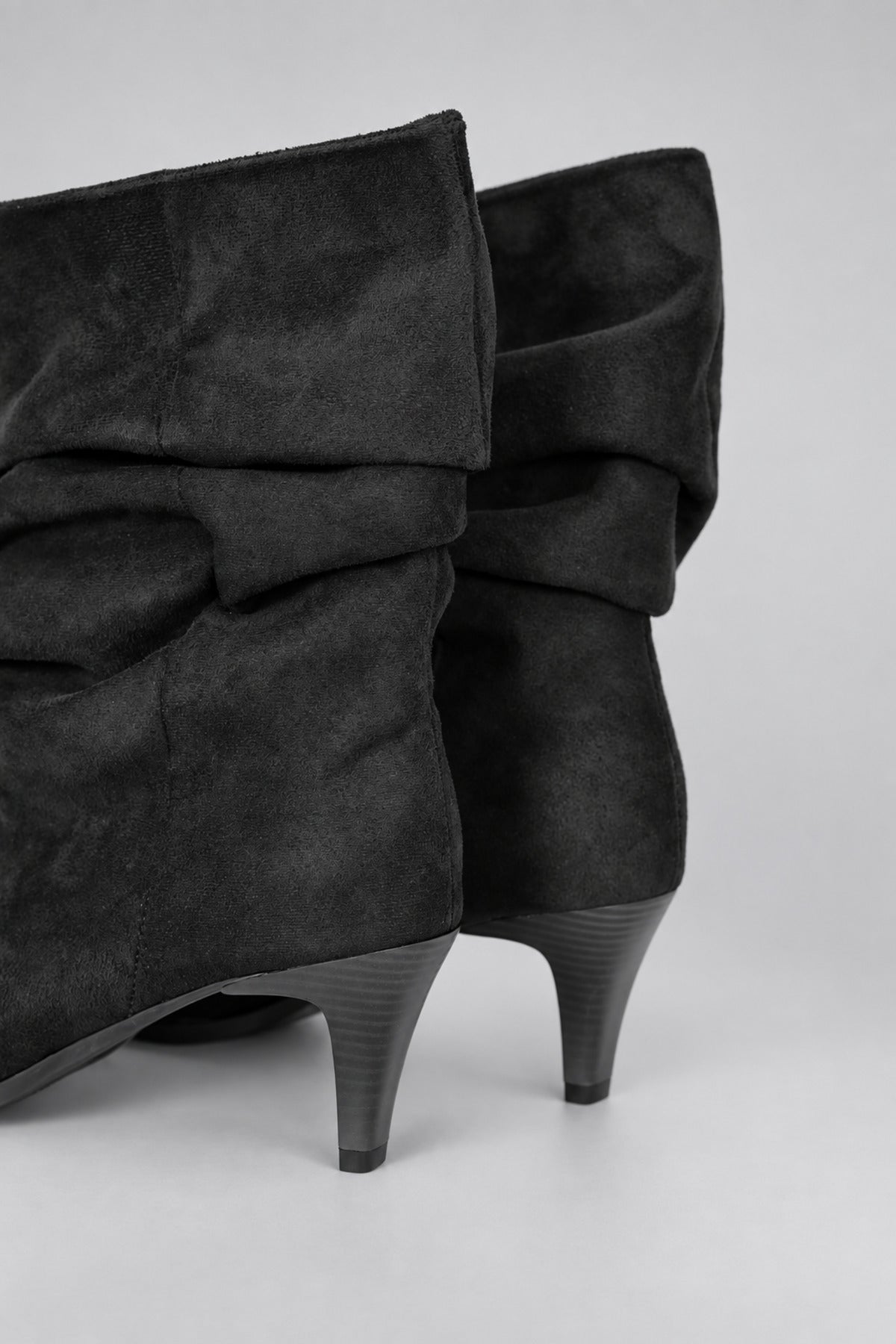 Slouchy Stiletto Topuklu Bot - Siyah